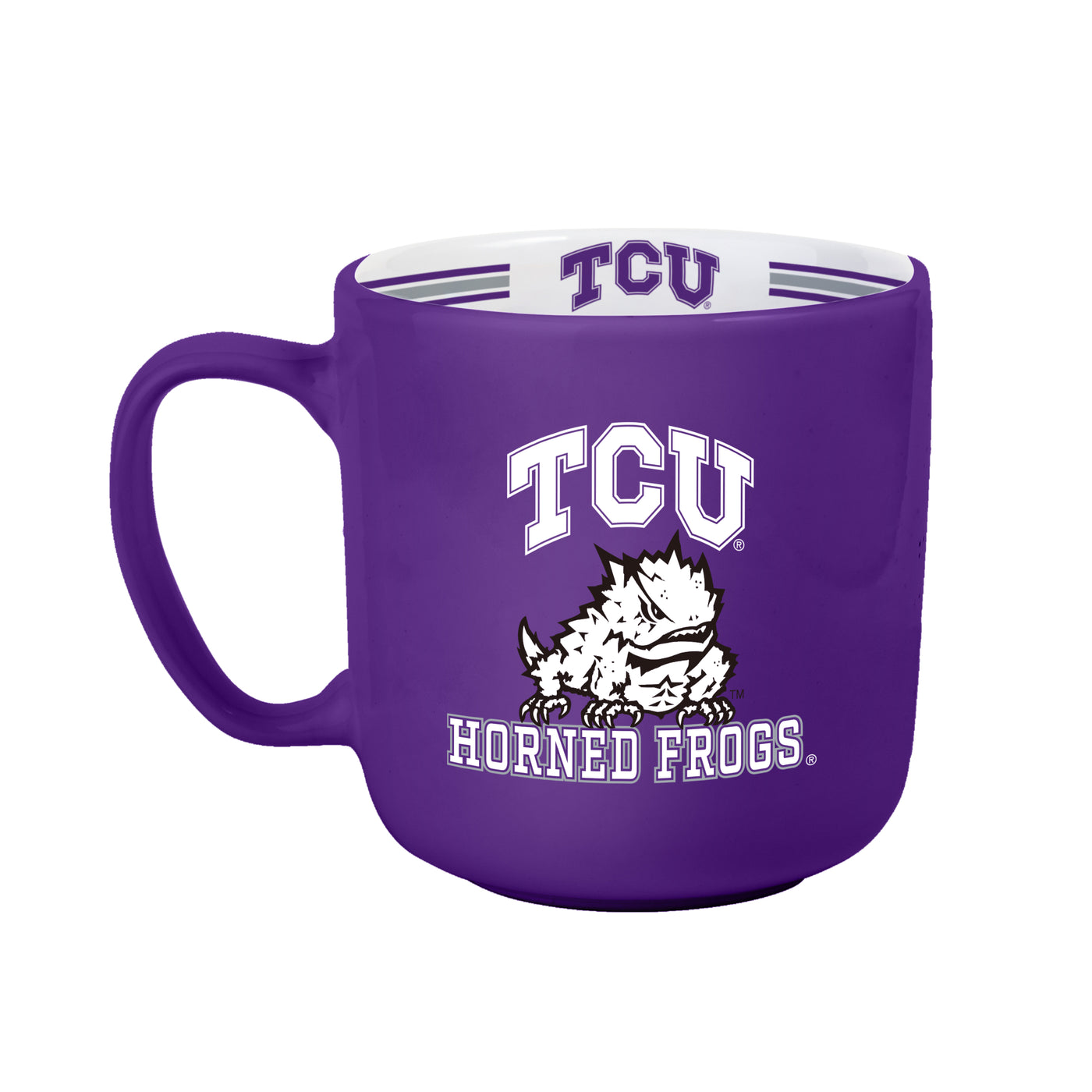TCU 15oz Stripe Mug