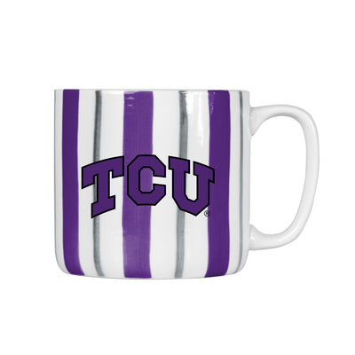 TCU 16oz Brushstroke Stripe Mug