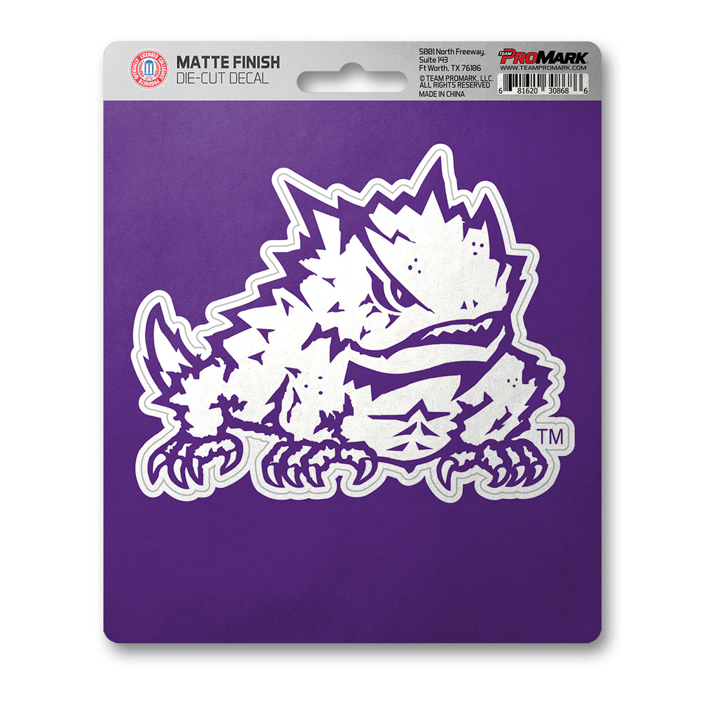 Texas Christian University  Matte Decal