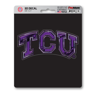 Texas Christian University  3D Decal