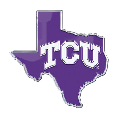 Texas Christian University  Embossed State Emblem