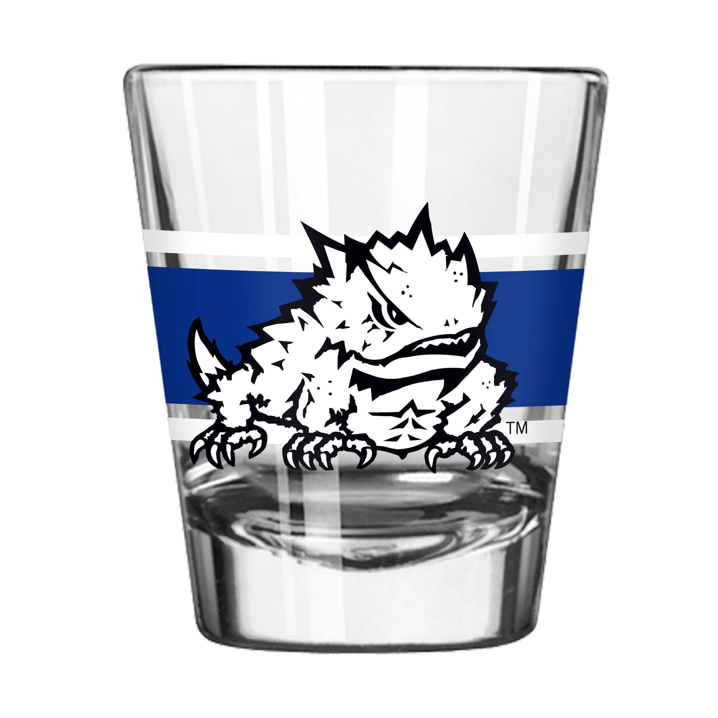 TCU 2oz Stripe Shot Glass