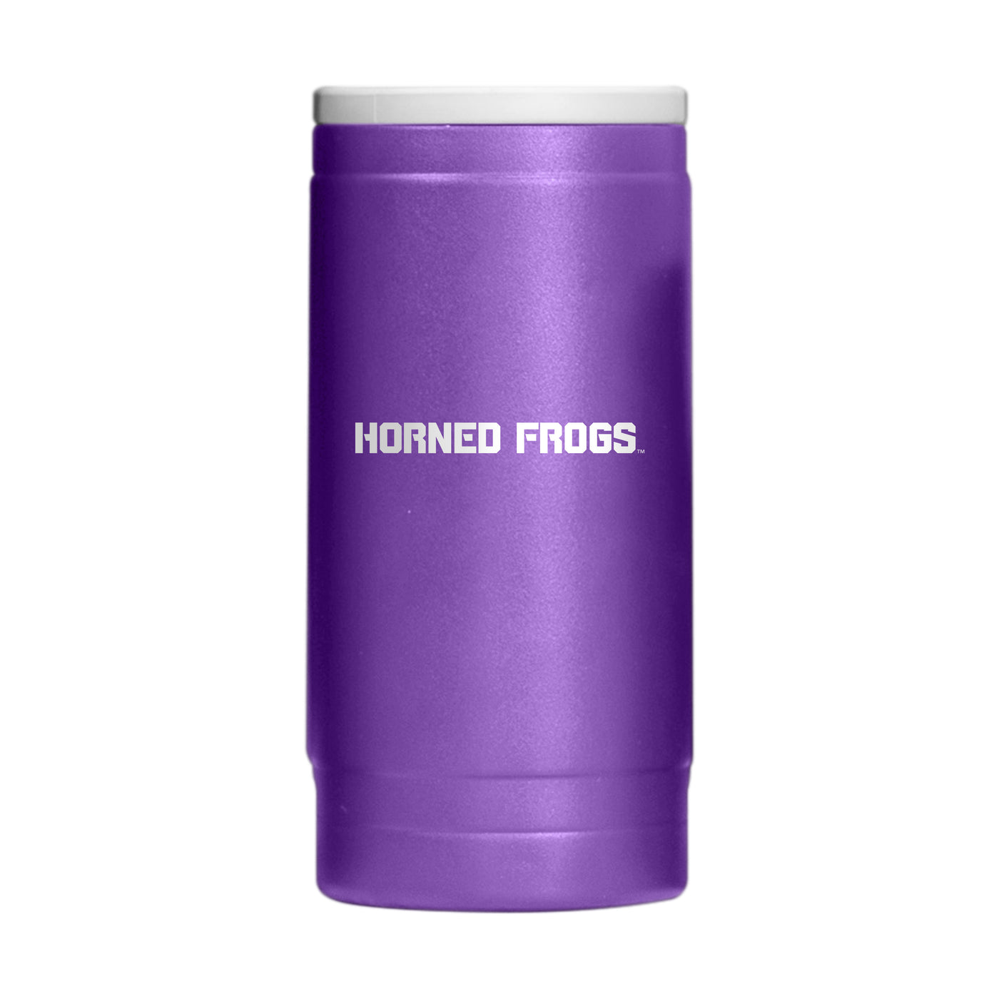 TCU 12oz Flipside Powder Coat Slim Can Coolie