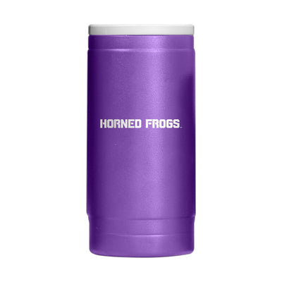 TCU 12oz Flipside Powder Coat Slim Can Coolie