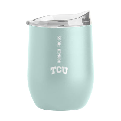 TCU 16oz Vertical Powder Coat Curved Bev