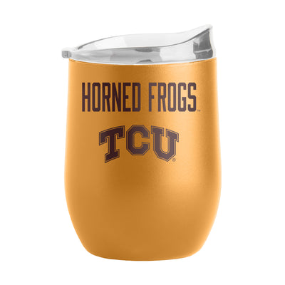 TCU 16oz Huddle Powder Coat Curved Bev - Logo Brands