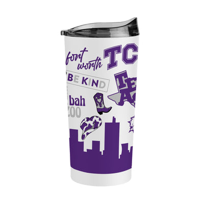 TCU 20oz Native Powder Coat Tumbler