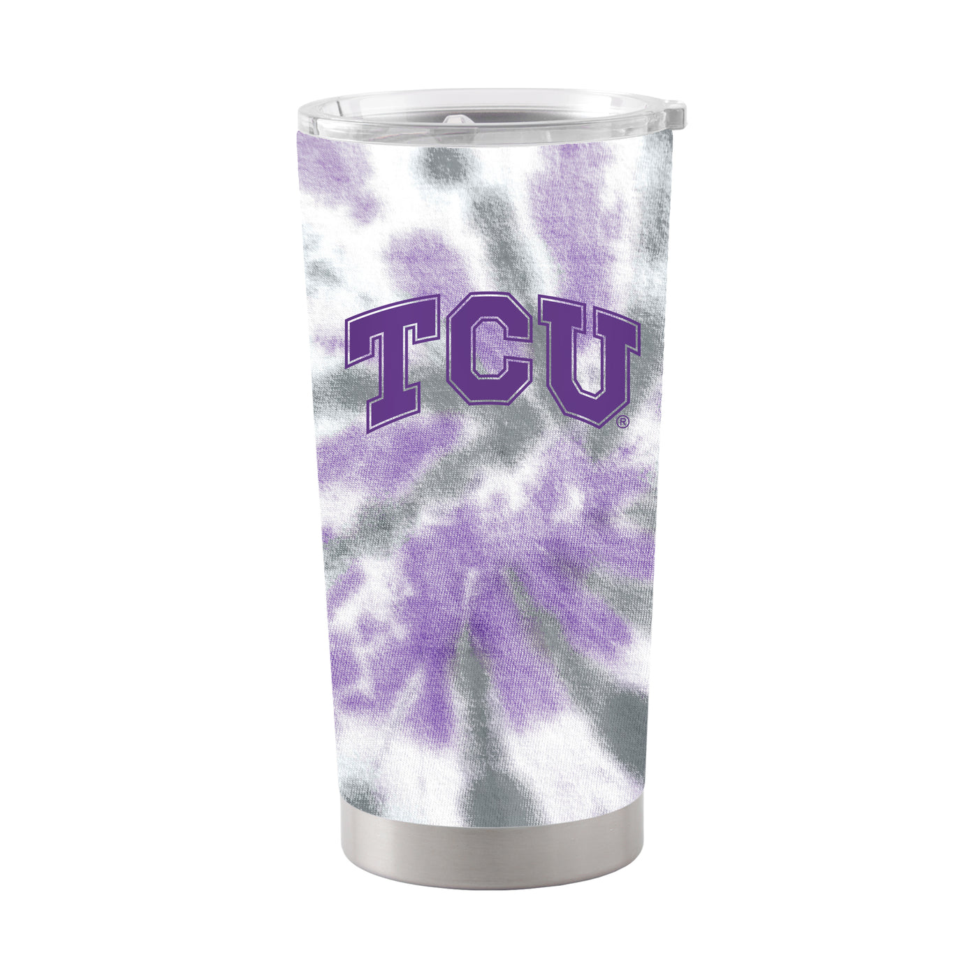 TCU 20oz Tie Dye Stainless Steel Tumbler