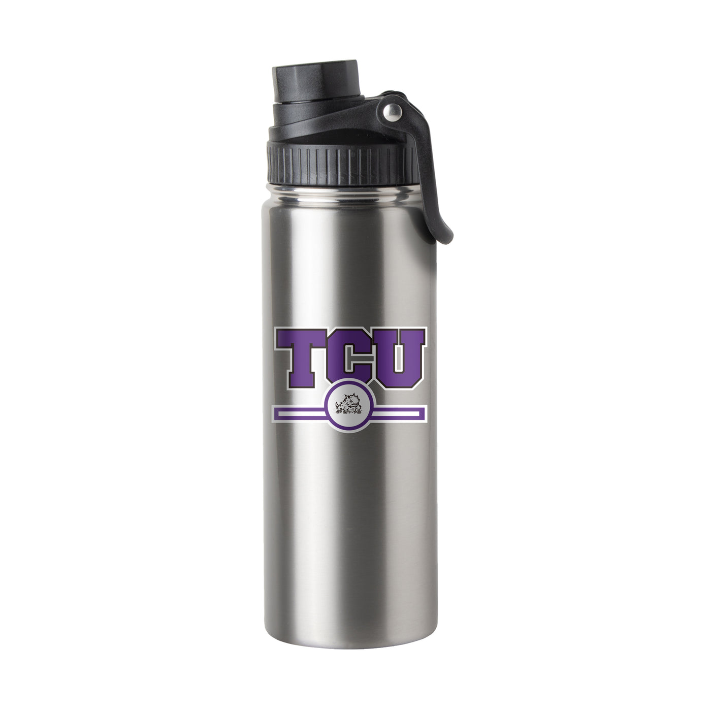 TCU 21oz Campus Colors Letterman Twist Top Bottle