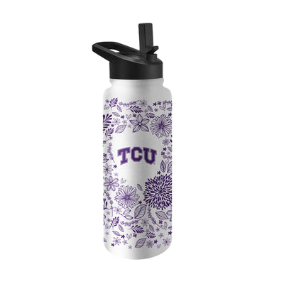 TCU Quencher Botanical Flip Top Water Bottle