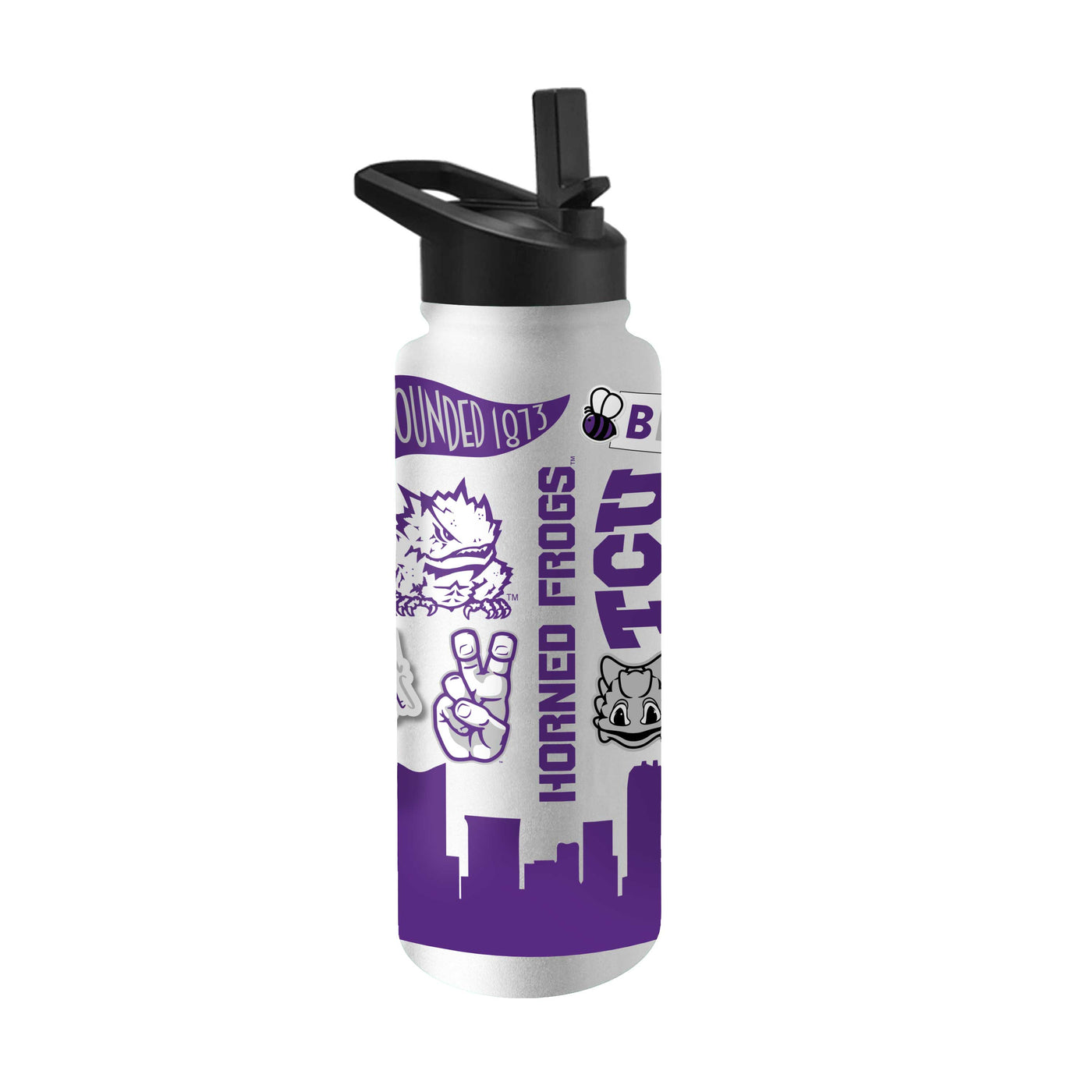 TCU 34oz Native Quencher Bottle - Logo Brands