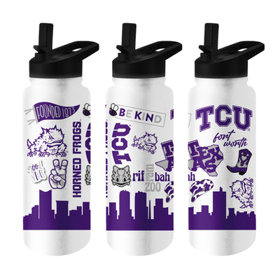 TCU 34oz Native Quencher Bottle - Logo Brands
