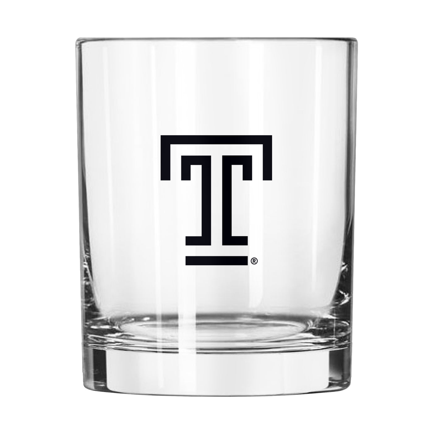 Temple 14oz Gameday Rocks Glass - Logo Brands