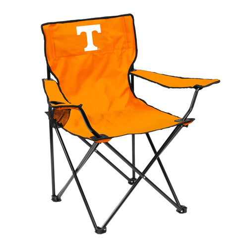 Tennessee Quad Chair by Logo Brands, outdoor furniture with a padded seat and backrest featuring the Tennessee logo design.