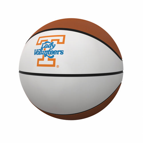 Full-size Tennessee Lady Vols composite autograph basketball by Logo Brands, featuring team logo and signature details.