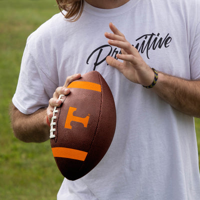 Tennessee Team Stripe Full-Size Composite Football - Logo Brands