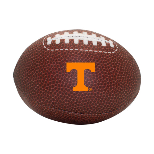 Tennessee Micro Soft Football by Logo Brands, small recreation football with Tennessee team logo on a white background