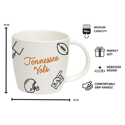 Tennessee 18oz Playmaker Mug - Logo Brands