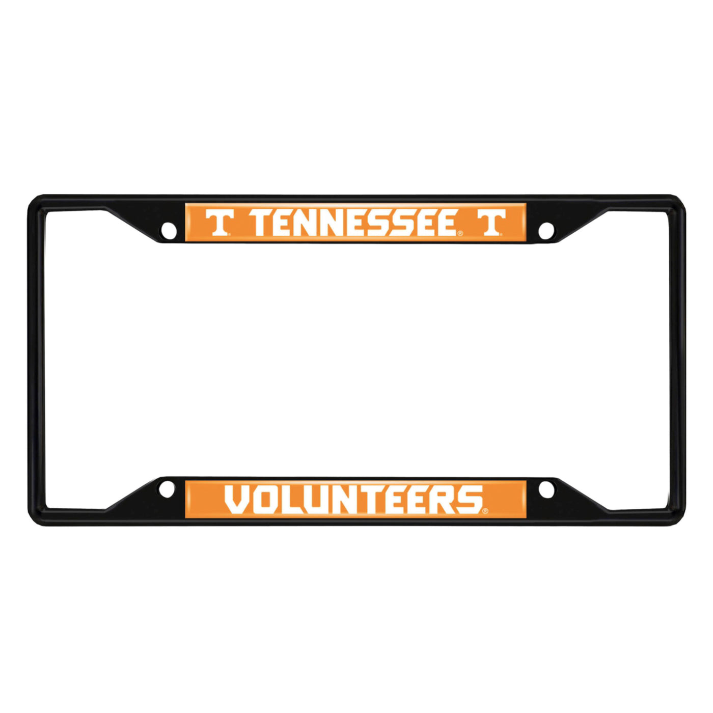 University of Tennessee Black License Plate Frame