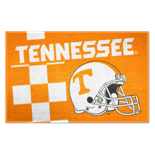 University of Tennessee starter mat by Logo Brands, featuring team colors and logo, used as a durable floor mat for fans.