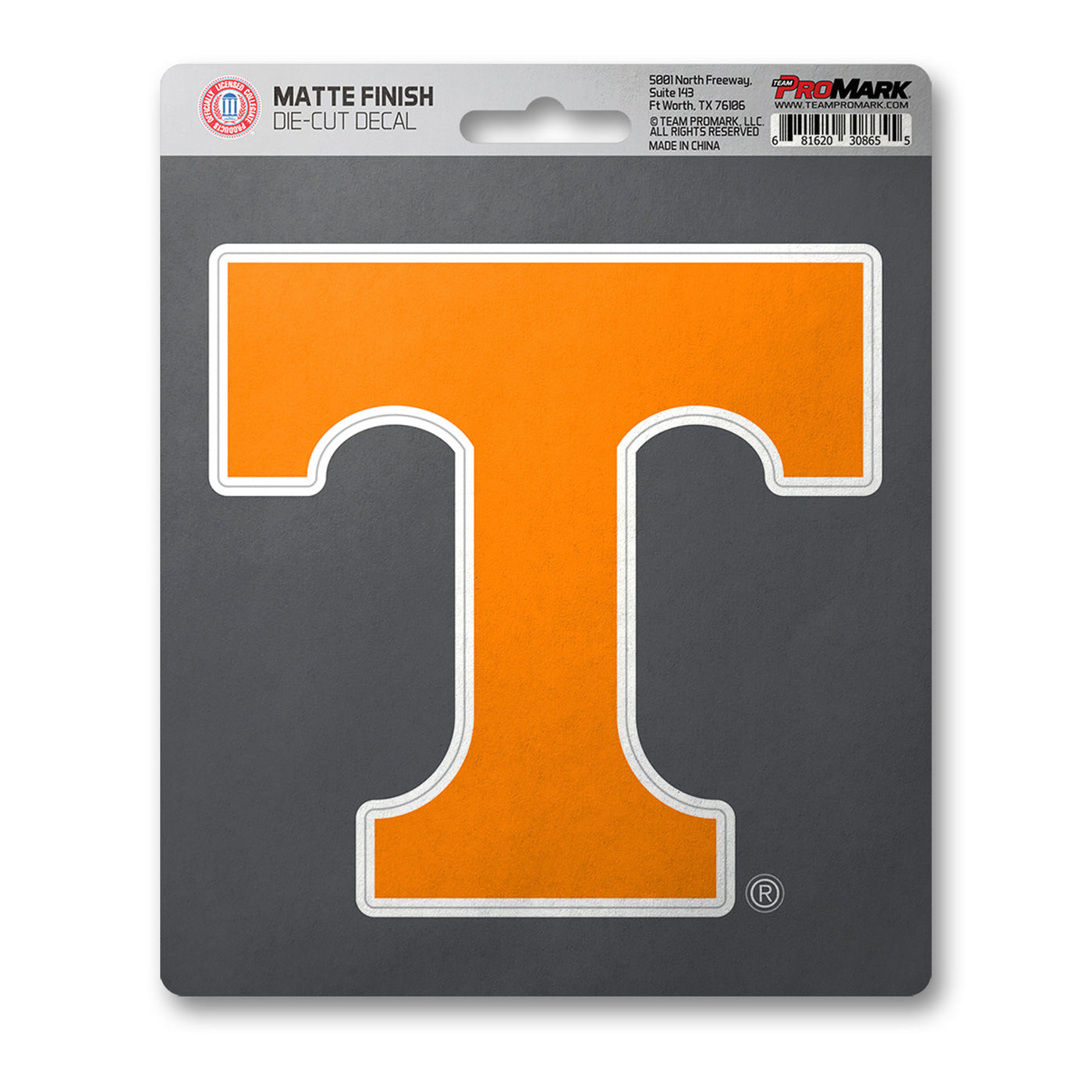 University of Tennessee Matte Decal