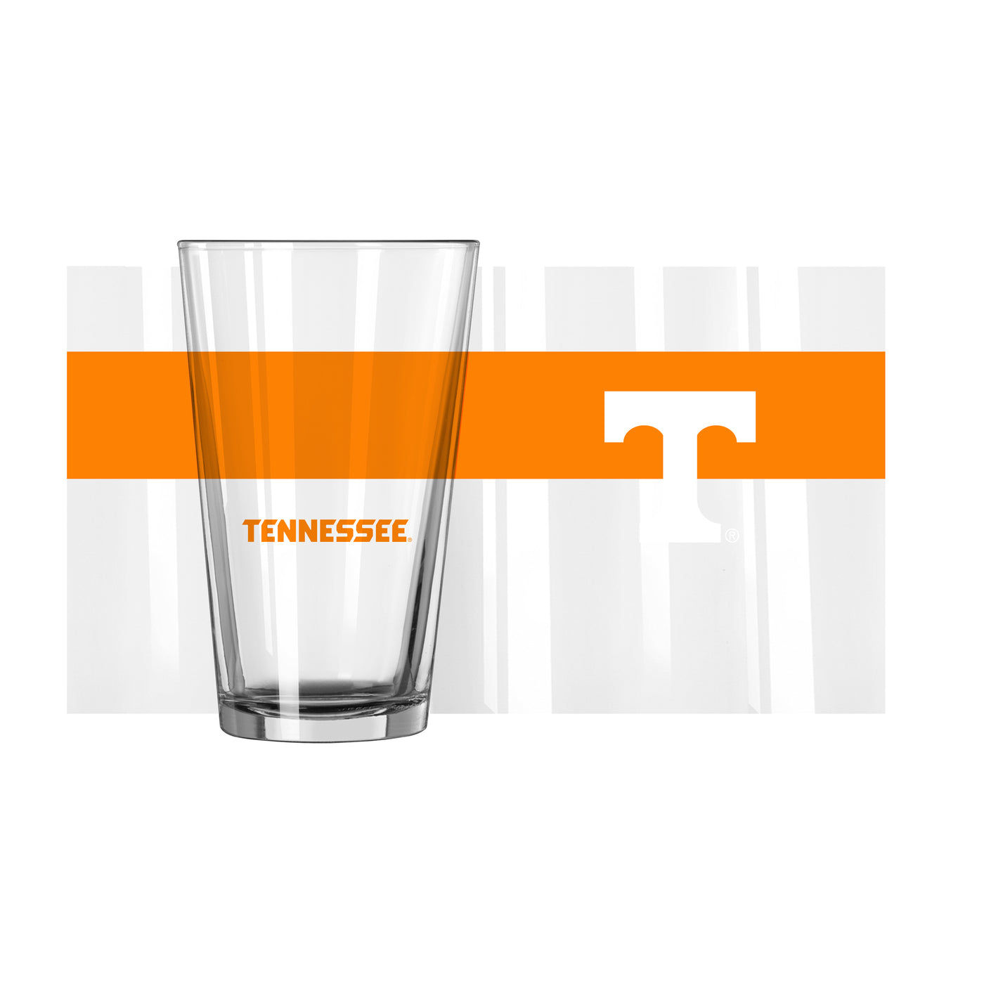 Tennessee 16oz Colorblock Pint Glass