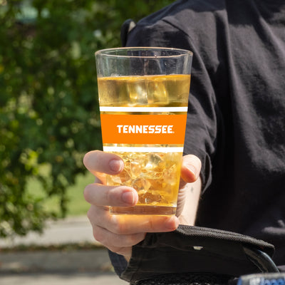 Tennessee 16oz Stripe Pint Glass - Logo Brands