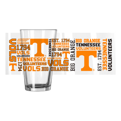 Tennessee 16oz Spirit Pint Glass - Logo Brands