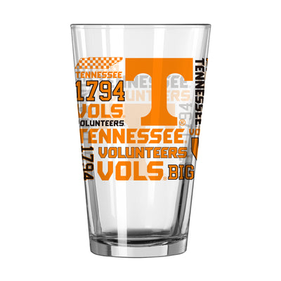 Tennessee 16oz Spirit Pint Glass - Logo Brands