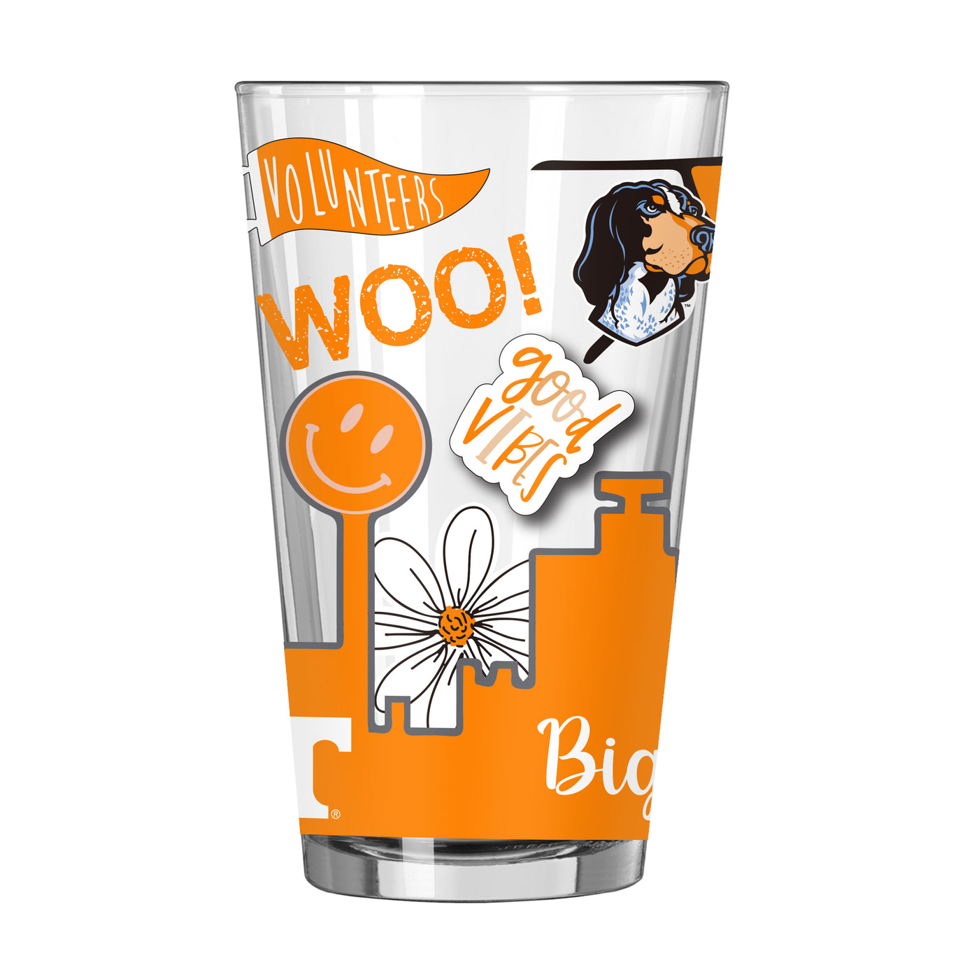 Tennessee 16oz Native Pint Glass