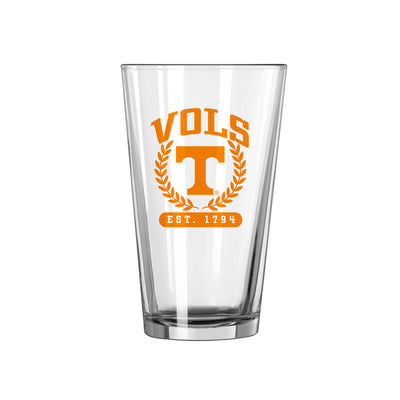 Tennessee Vols Laurel 16oz Pint Glass - Logo Brands