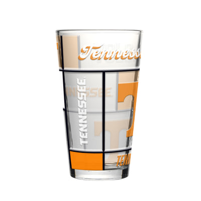 Tennessee 16oz Quilted Stained Pint Glass