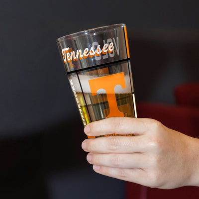 Tennessee 16oz Quilted Stained Pint Glass