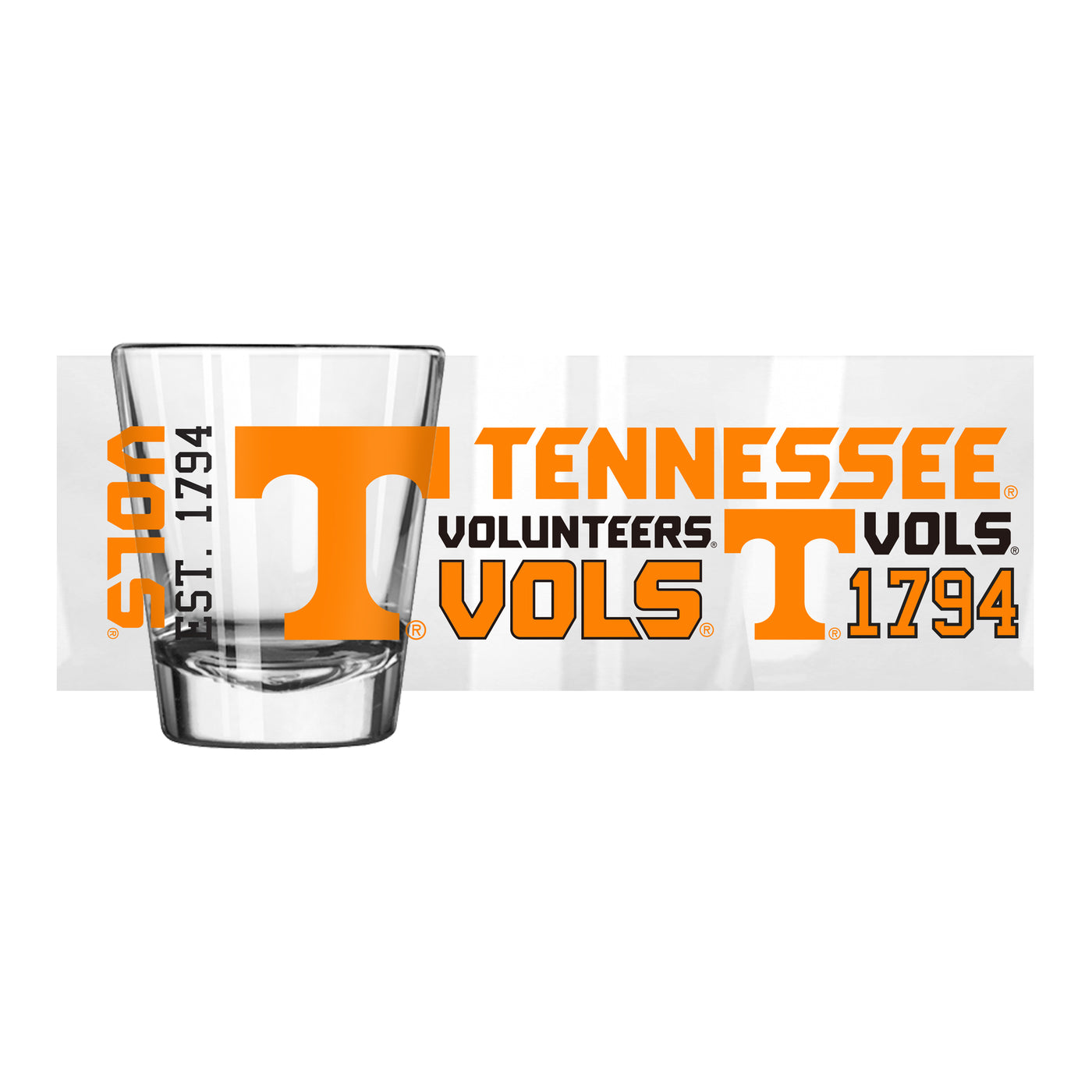 Tennessee 2oz Spirit Shot Glass