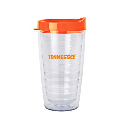 Tennessee 16oz Flipside Dbl Wall Clear Tumbler