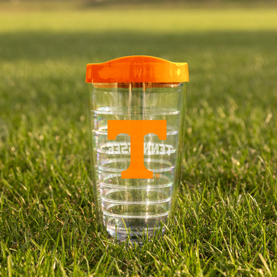 Tennessee 16oz Flipside Dbl Wall Clear Tumbler