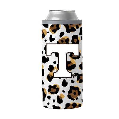 Tennessee 12oz Neutral Leopard Slim Can Coolie