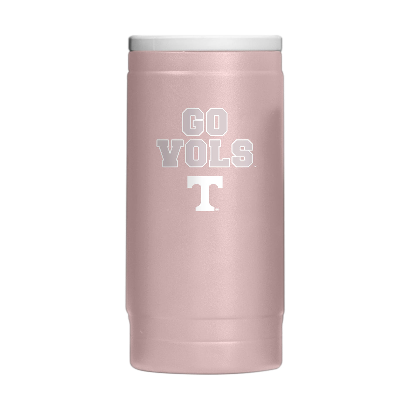 Tennessee  Stencil Powder Coat Slim Can Coolie