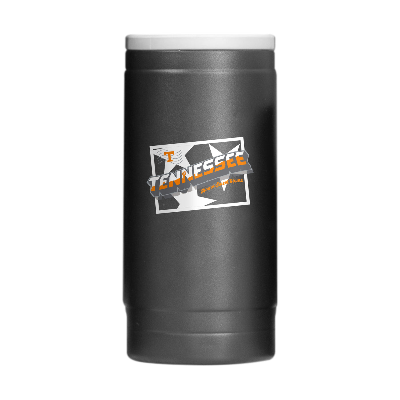 Tennessee Home Sweet Home 12oz Powder Coat Slim Can Coolie