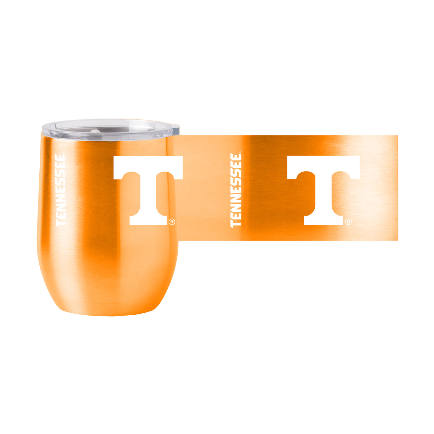 Tennessee 16oz Gameday Stainless Curved Beverage