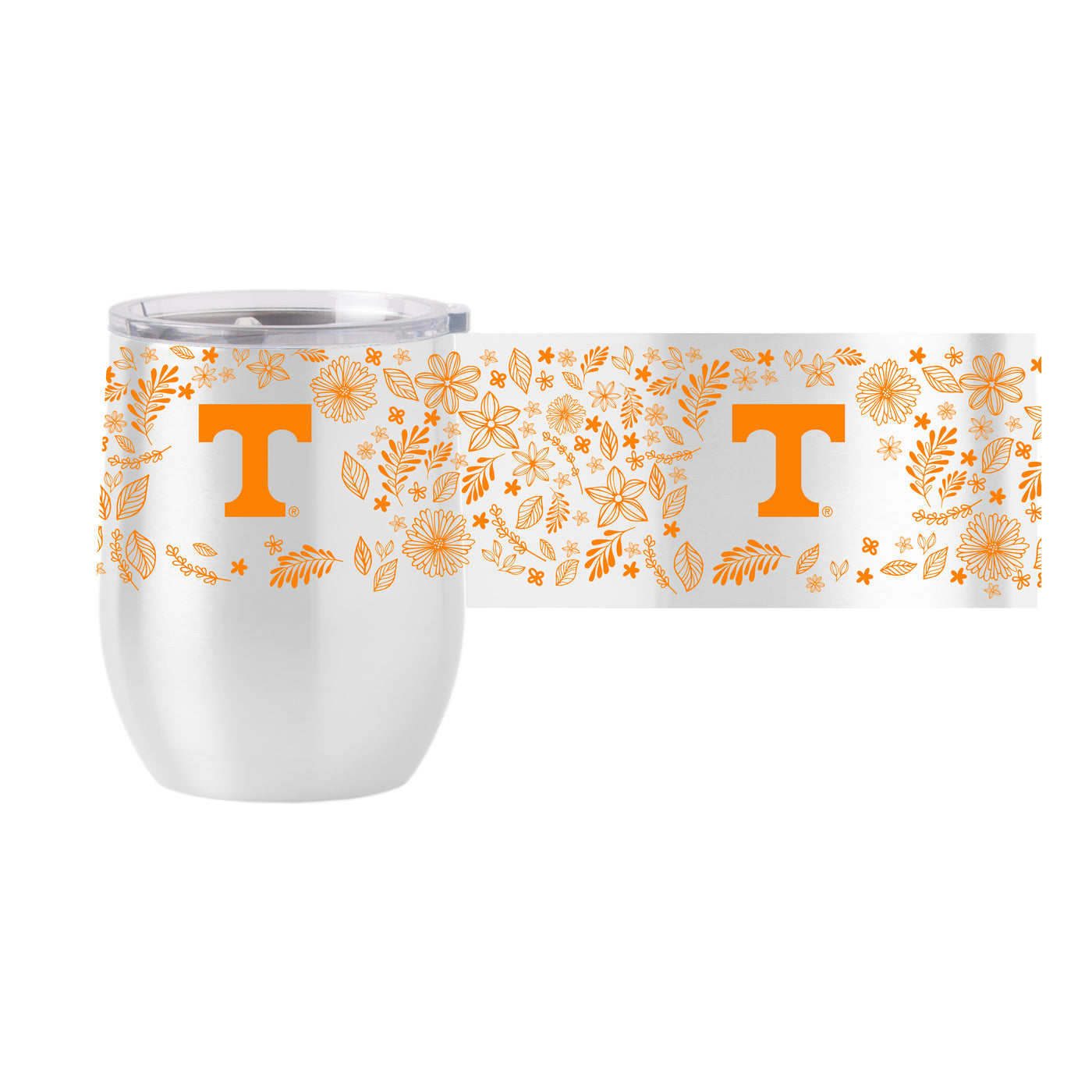 Tennessee 16oz Botanical Stainless Curved Beverage