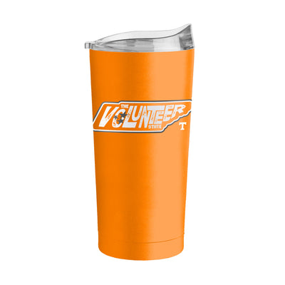 Tennessee 2024 Fan Design 20oz Powder Coat Tumbler