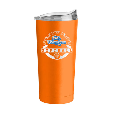 Tennessee Lady Vols Softball 20oz Powder Coat Tumbler - Logo Brands