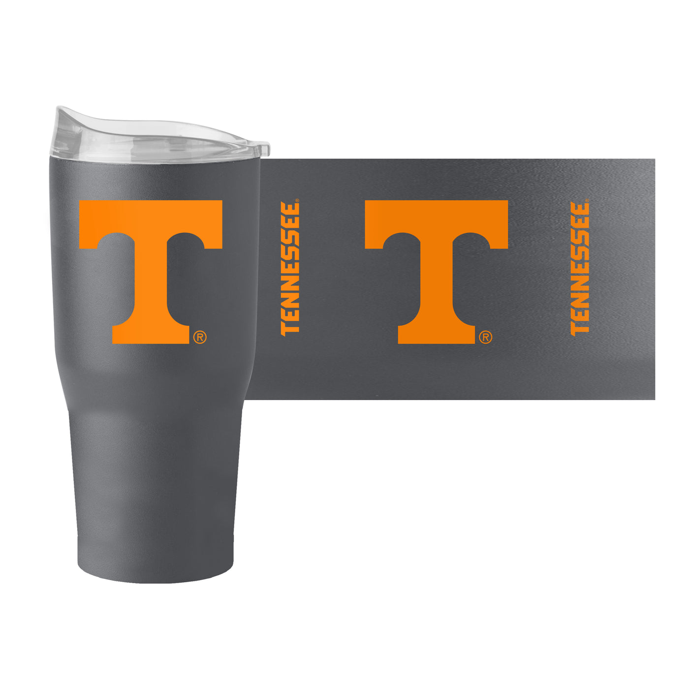 Tennessee 30oz Charcoal Gameday Powder Coat Tumbler