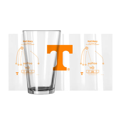 Tennessee Legendary Play Hail Mary 16oz Pint Glass