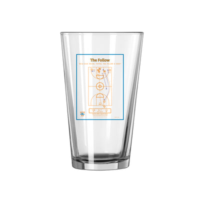 Tennessee Legendary Play The Follow 16oz Pint Glass - Logo Brands
