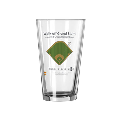 Tennessee Legendary Play Walk-off Grand Slam 16oz Pint Glass - Logo Brands