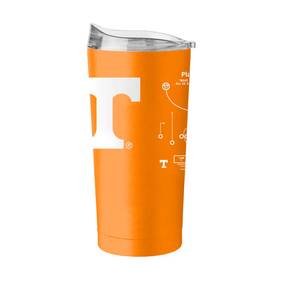 Tennessee Legendary Play #1 Tangerine 20oz Powder Coat Tumbler