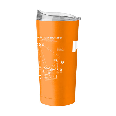 Tennessee Legendary Play 3rd Saturday in October 20oz Tangerine Powder Coat Tumbler
