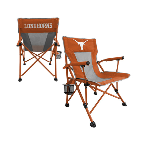 Logo Brands Texas Hard Arm Chair, sturdy furniture with padded armrests and wooden legs, ideal for outdoor or patio seating.